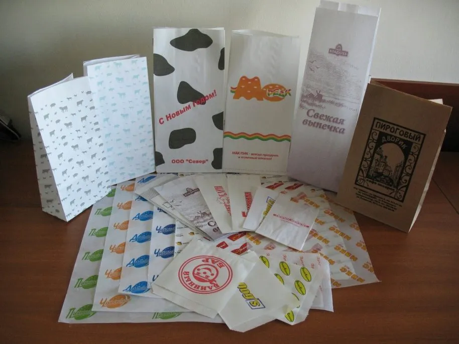 бумажные пакеты, упаковка для фаст фуда в Москве 5