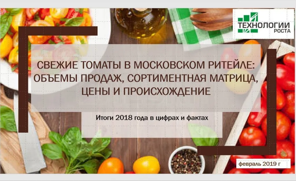 свежие томаты в сетях Москвы. Аналитика в Москве